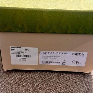 Gucci Black and White Leather Shoe